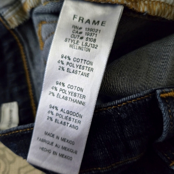 Frame Denim Dark Blue Skinny Jeans - Picture 7 of 7